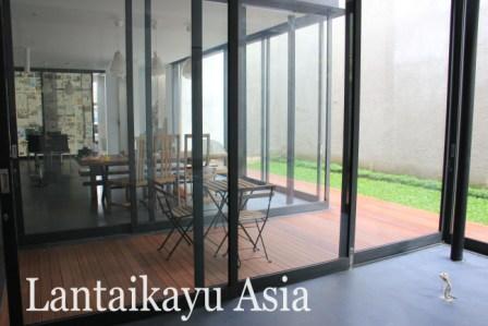 Portofolio Project Pemasangan Lantai Kayu Asia 45 contoh decking kayu terpasang