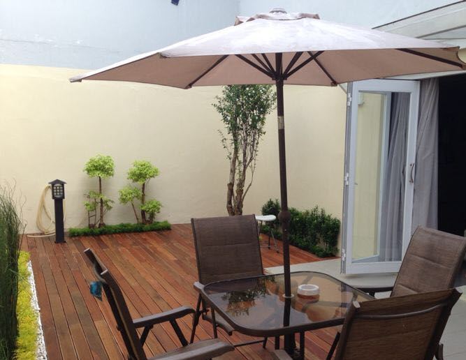 Portofolio Project Pemasangan Lantai Kayu Asia 41 Decking Kayu Solid