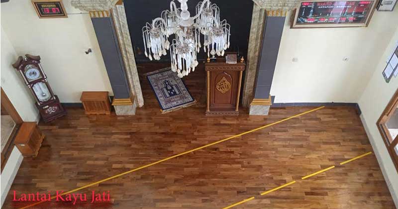 Portofolio Project Pemasangan Lantai Kayu Asia 4 pemasangan lantai kayu dimasjid 2