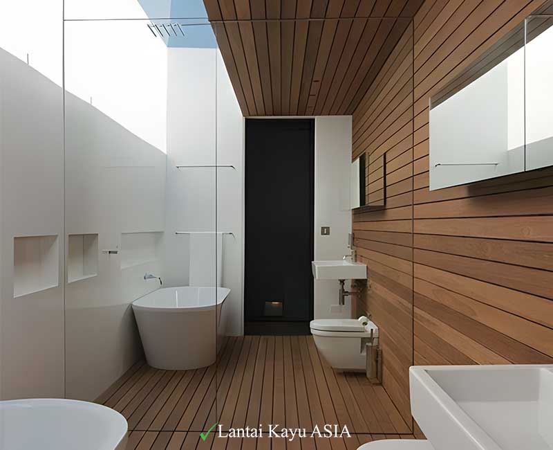 Lantai kayu di Kamar mandi? 3 hal penting Perlu Diperhatikan 51 Decking kayu kamar mandi