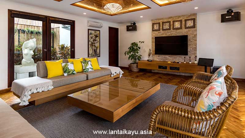5 Jenis Lantai Terbaik Ruang Tamu Sesuai Konsep Hunian 20 Lantai kayu untuk ruang tamu