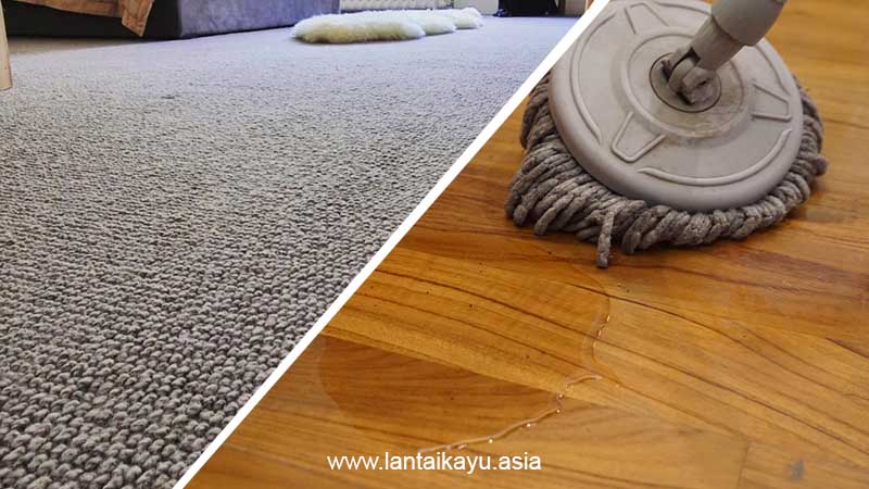 Perbandingan Lantai Kayu Dan Karpet Solusi Rumah Hangat 24 perbandingan lantai kayu parket dan karpet permadani