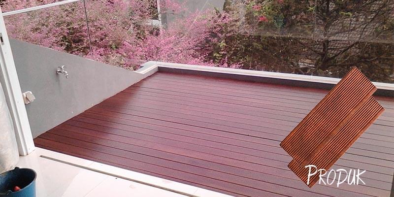 Jenis lantai kayu Merbau untuk outdoor