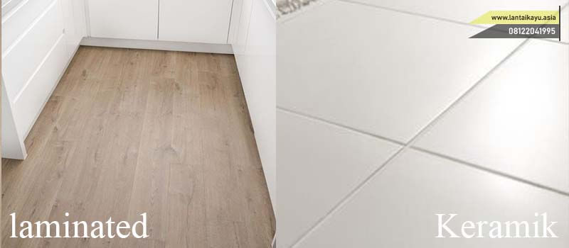 Perbandingan lantai keramik dan laminate