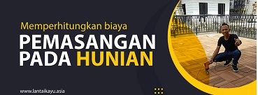 cara memasangan lantai kayu pada hunian