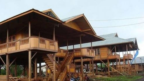 Sudah Tahu Rumah kayu knock Down ? Bisa Bongkar Pasang Lho 21 Rumah kayu knock Down Woloan Minahasa