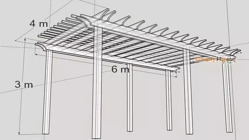 Cara Membuat Pergola Kayu Minimalis Untuk Halaman 31 tahapan membangun pergola