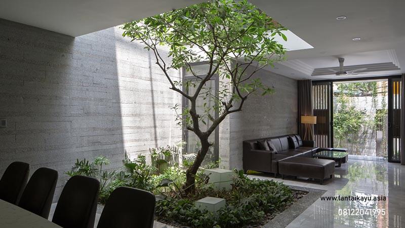7 Tips Desain Rumah Anti Panas : Cocok Di Indonesia 23 inner Court ruang terbuka hijau rumah sejuk tanpa AC