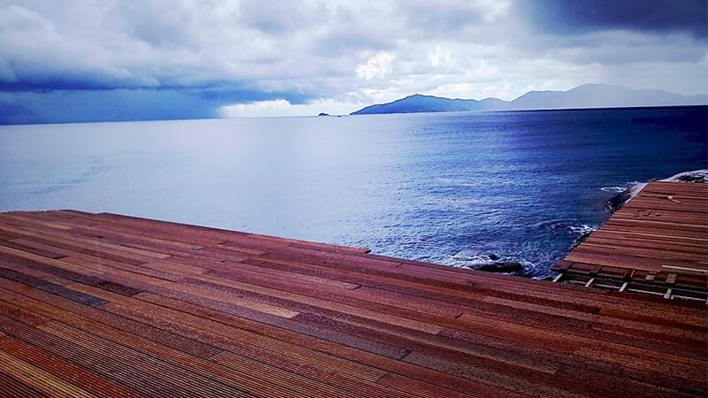 Portofolio Project Pemasangan Lantai Kayu Asia 71 Pemasangan Decking kayu Bengkirai Jumbo Taman terbuka Batu lepe anambas Riau
