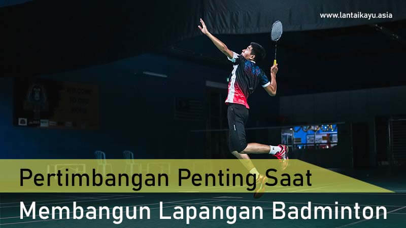 menghitung biaya pembangunan lapangan badminton