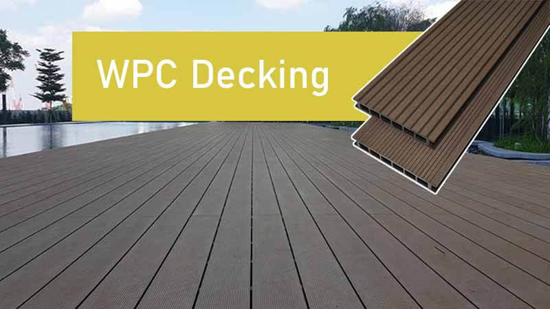 Decking WPC dibandingkan kayu solid