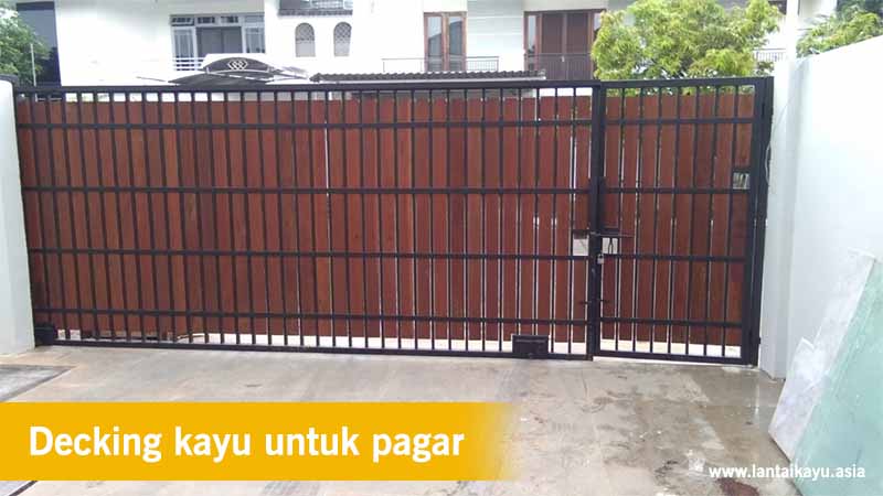 Rekomendasi Material Pagar Outdoor Tangguh Anti Maling 23 Fungsi Decking kayu pagar