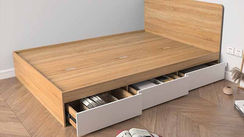10 Pilihan Tekstur Kayu Buat Furniture Hunianmu 19 tempat tidur tersembunyi dengan laci