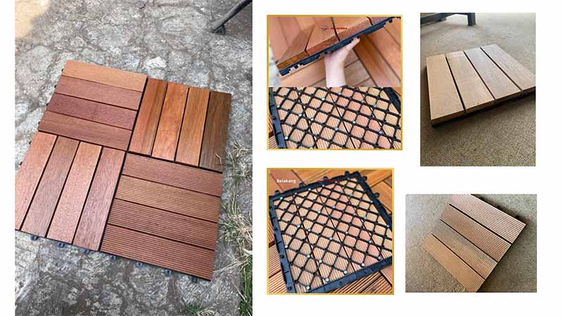 Harga Decking Tile Kayu Kalimantan. Lebih Keras Dari Jati 20 Harga Decking Tile kayu Bengkirai Kalimantan