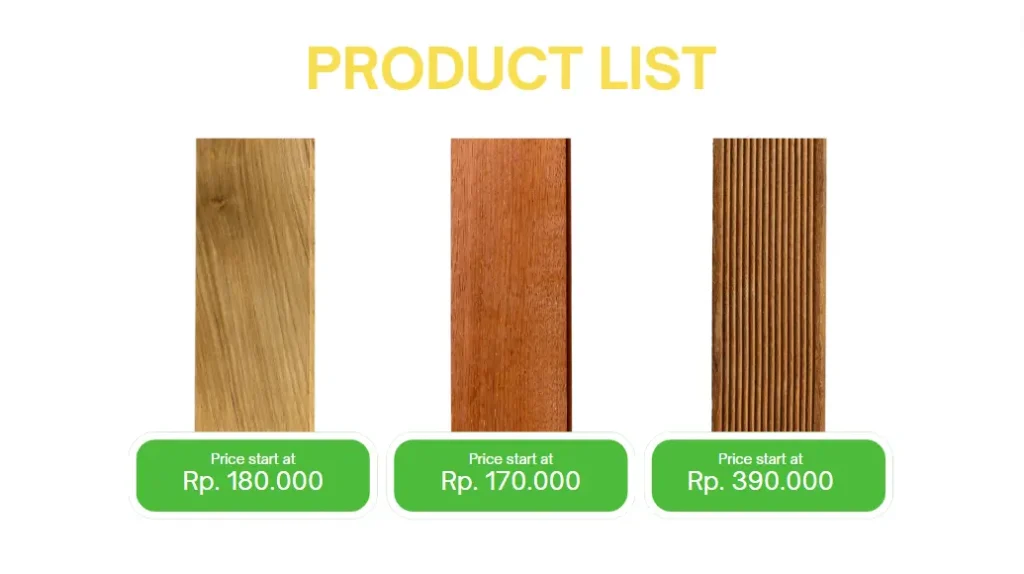 Harga Lantai kayu Parket per meter