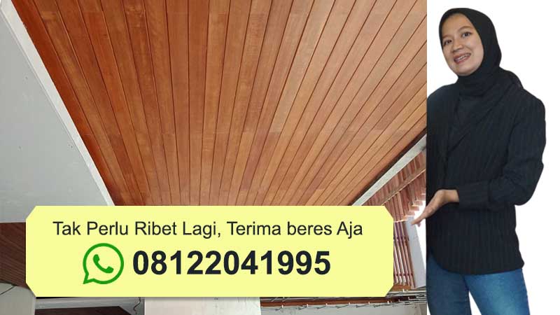Kontak marketing plafon kayu terbaik