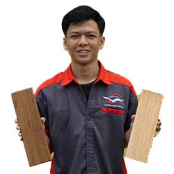 lantai lapangan badminton