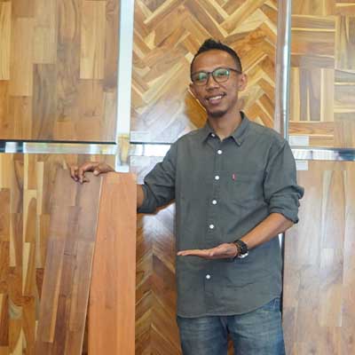 Showroom 4 marketing lantai kayu asia