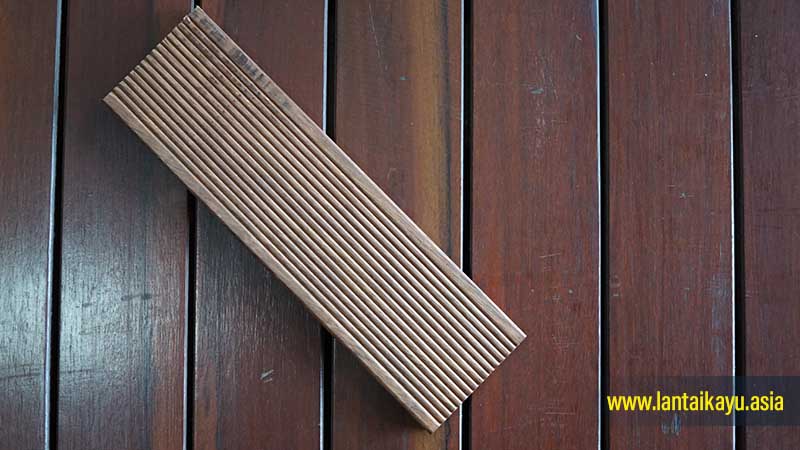 Spesifikasi ukuran decking Merbau