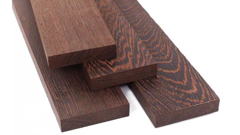 kayu wenge warna hitam