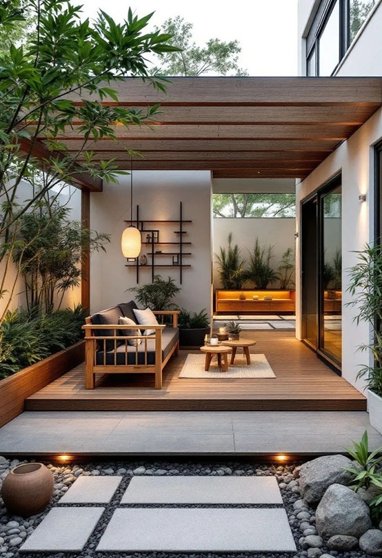 8 Model Teras Kayu Rumah Minimalis Dan Hangat 8 jual lantai kayu parket