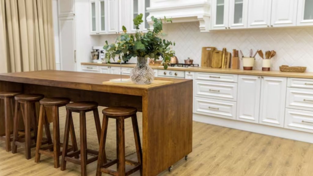 Lantai Dapur Nyaman & Estetik dengan Lantai Parket Kayu 55 jual lantai kayu parket
