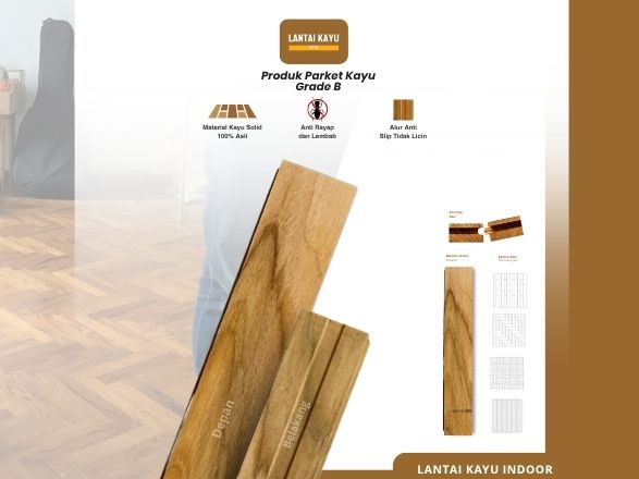 jual lantai kayu parket