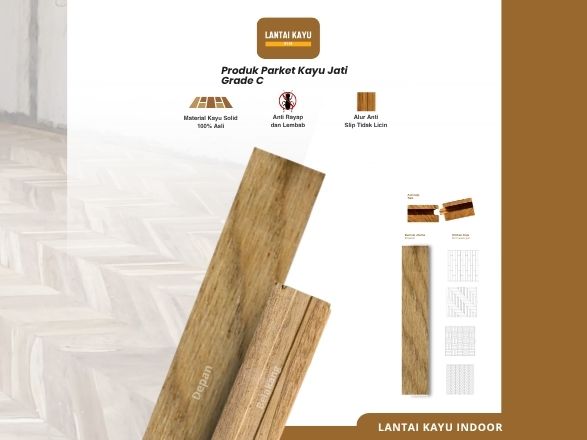 jual lantai kayu parket