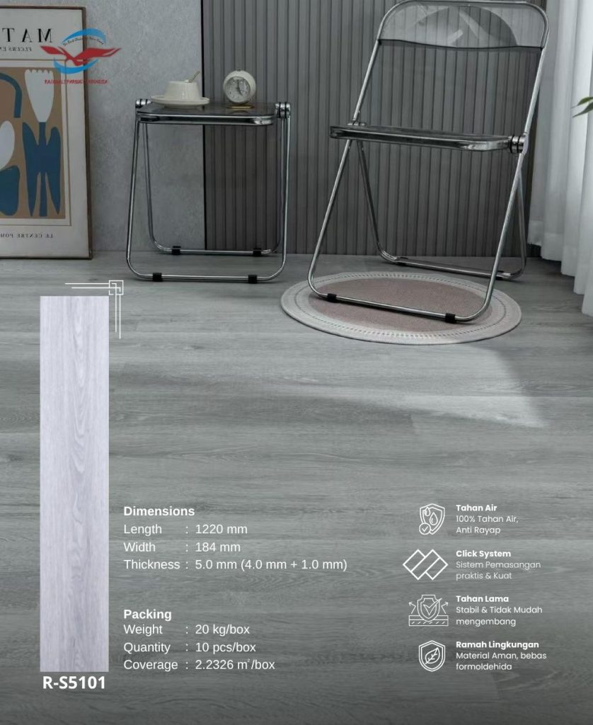 Lantai SPC Rajawali Parquet Model R-S5101