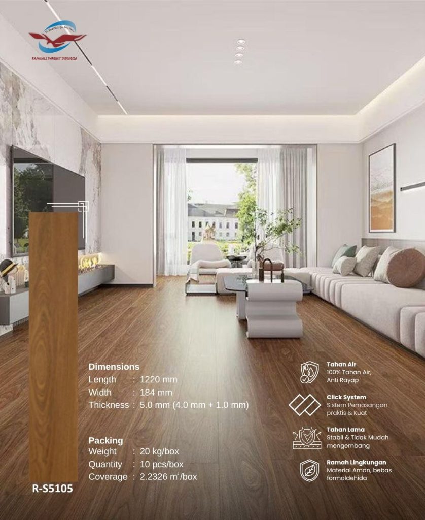 Lantai SPC Rajawali Parquet Model R-S5105