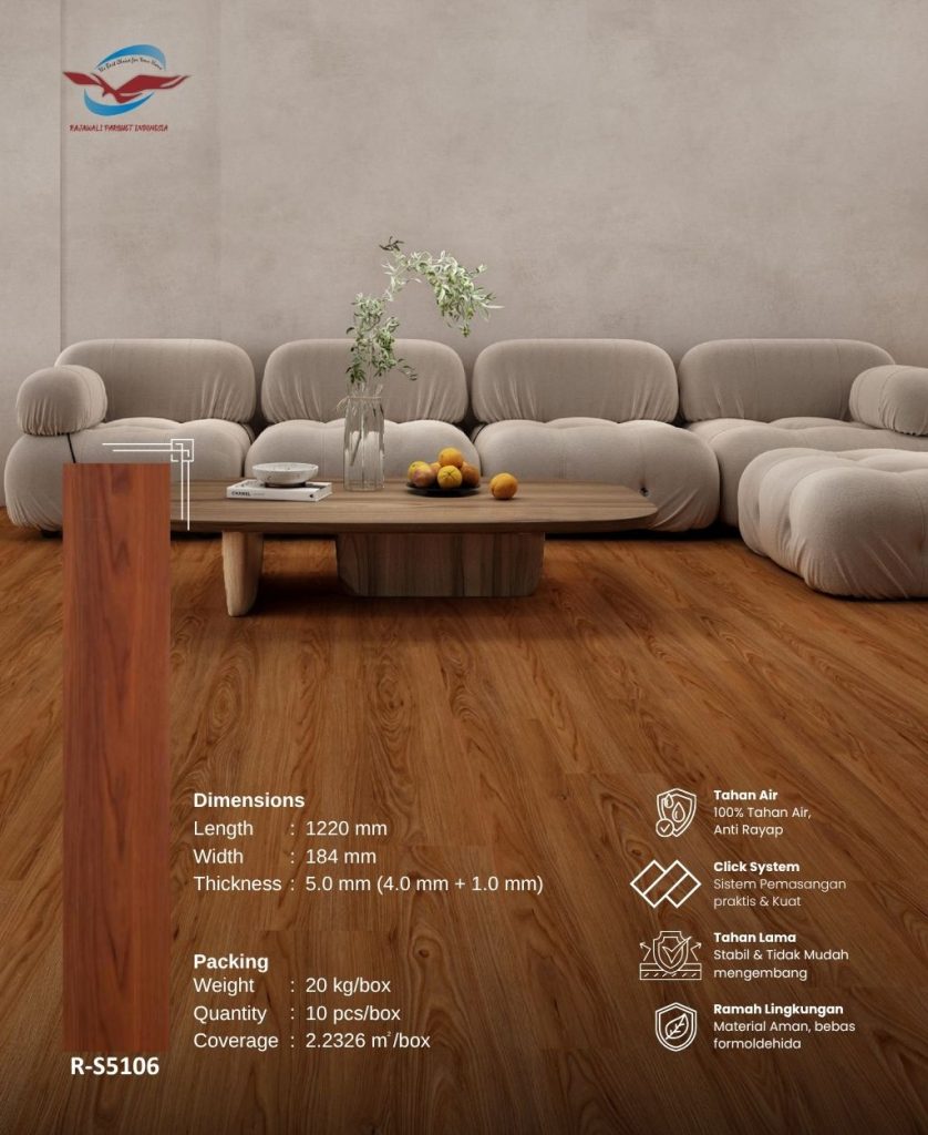 Lantai SPC Rajawali Parquet Model R-S5106