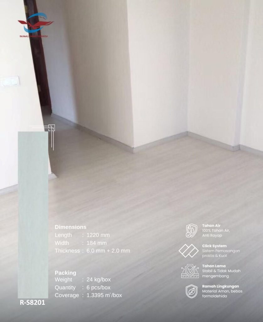 Lantai SPC Rajawali Parquet Model R-S8201