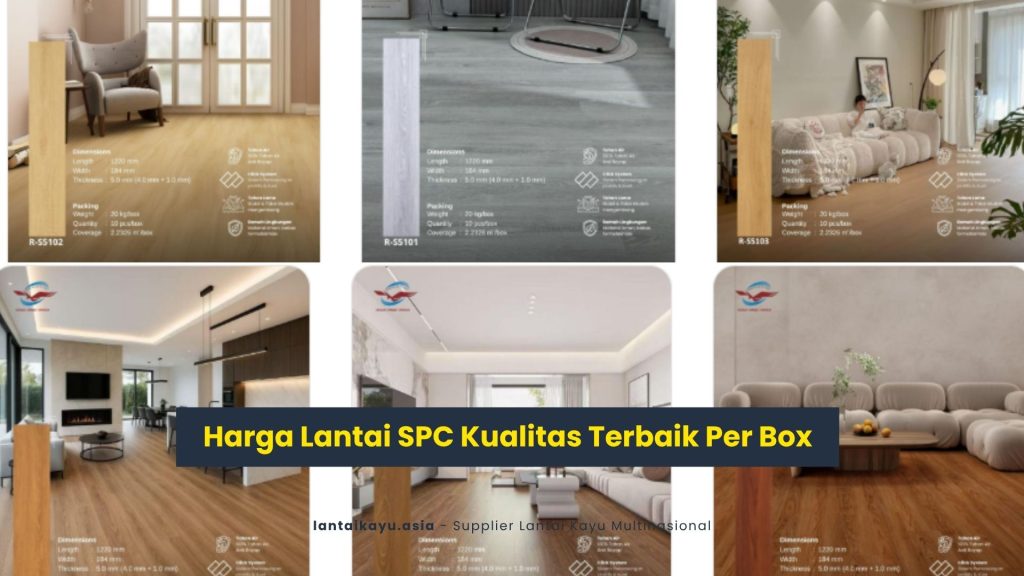 Harga Lantai SPC Kualitas Terbaik Per Box 126 Harga Lantai SPC Kualitas Terbaik Per Box
