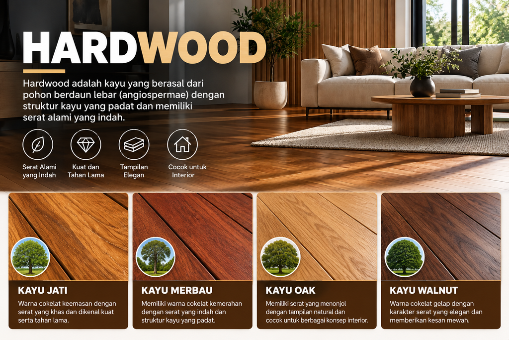 Perbedaan Hardwood Dan Softwood, Mana Yang Lebih Baik? 19 jual lantai kayu parket